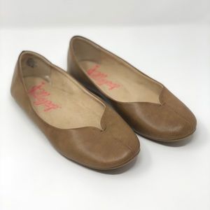 Jellypop Tan Flats, Size 7.5, VGC